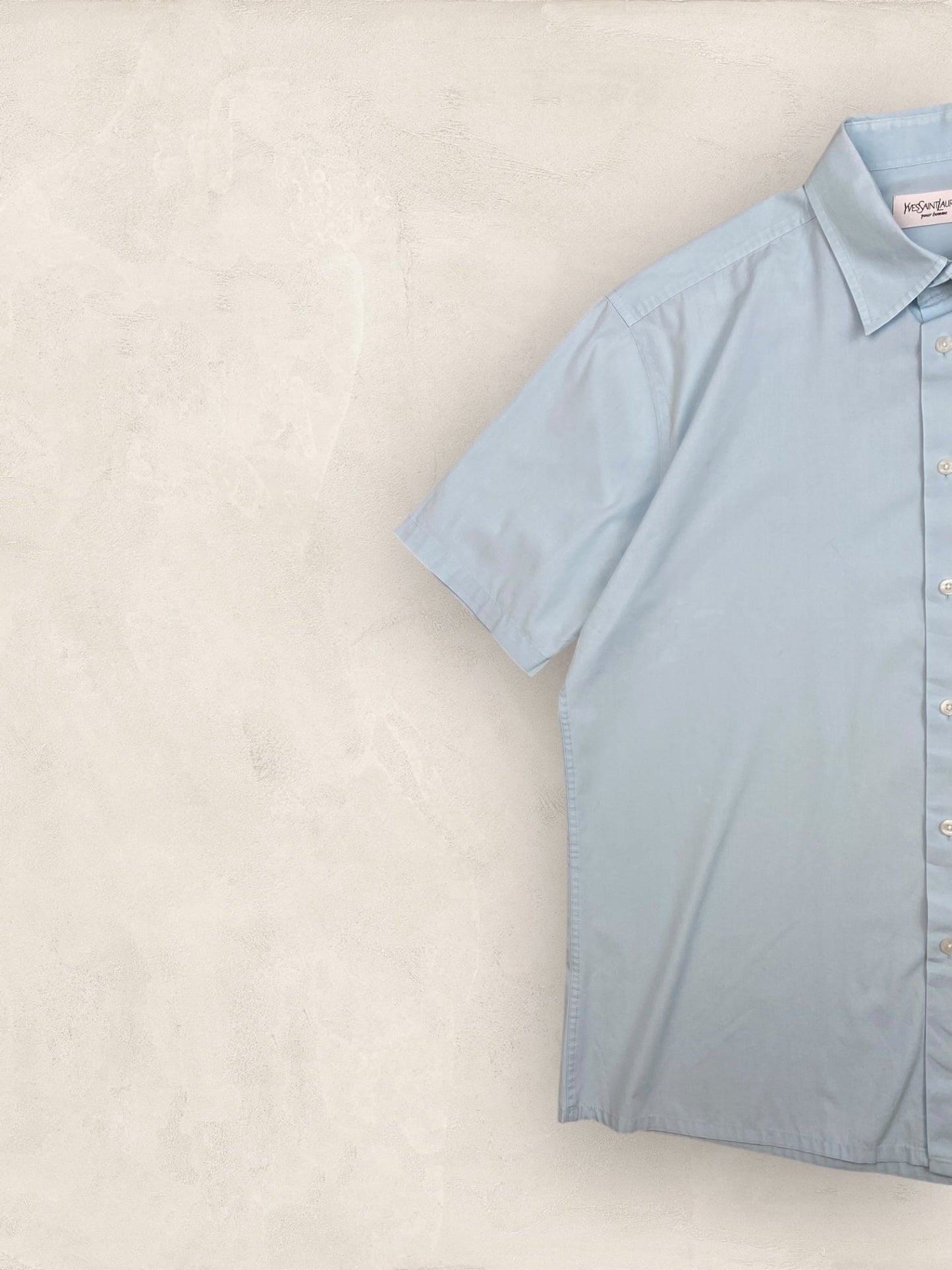 Chemise Homme Yves Saint - Laurent Vintage Bleu L Ref:2951 - Bleu - L - amifrip