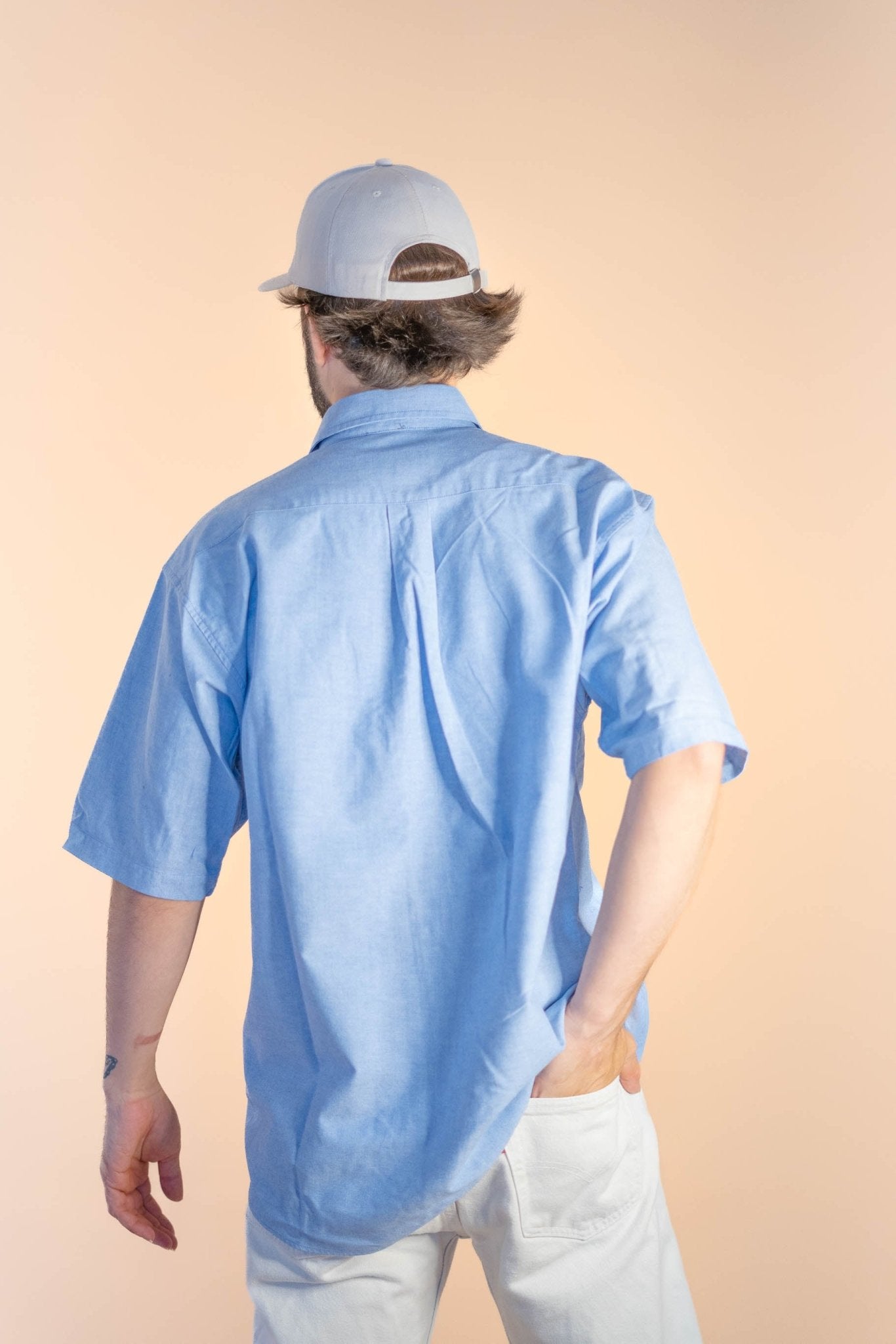 Chemise Manche Courte Eden Park Homme 559 - BLEU - M - amifrip - Friperie en ligne et vêtements vintage