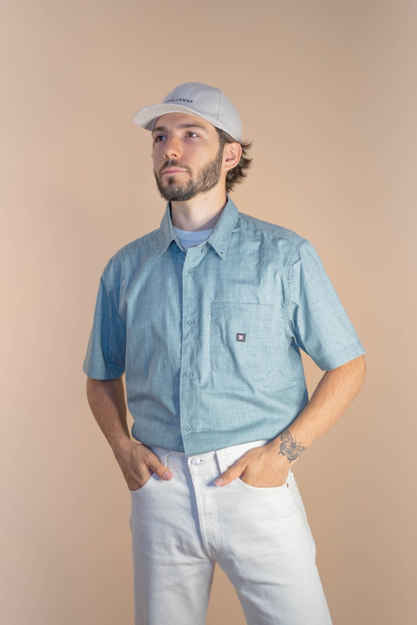 Chemise Manches Courtes DC Shoes Homme 801 - VERT - L - amifrip - Friperie en ligne et vêtements vintage