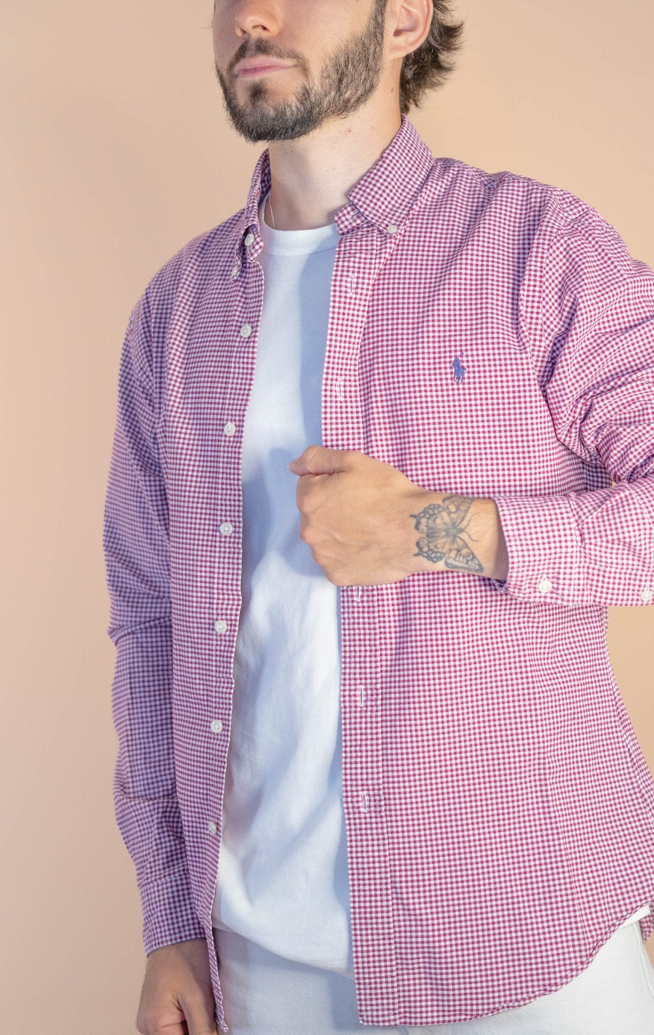 Chemise Ralph Lauren à Carreaux Homme 632 - ROUGE - L - amifrip - Friperie en ligne et vêtements vintage