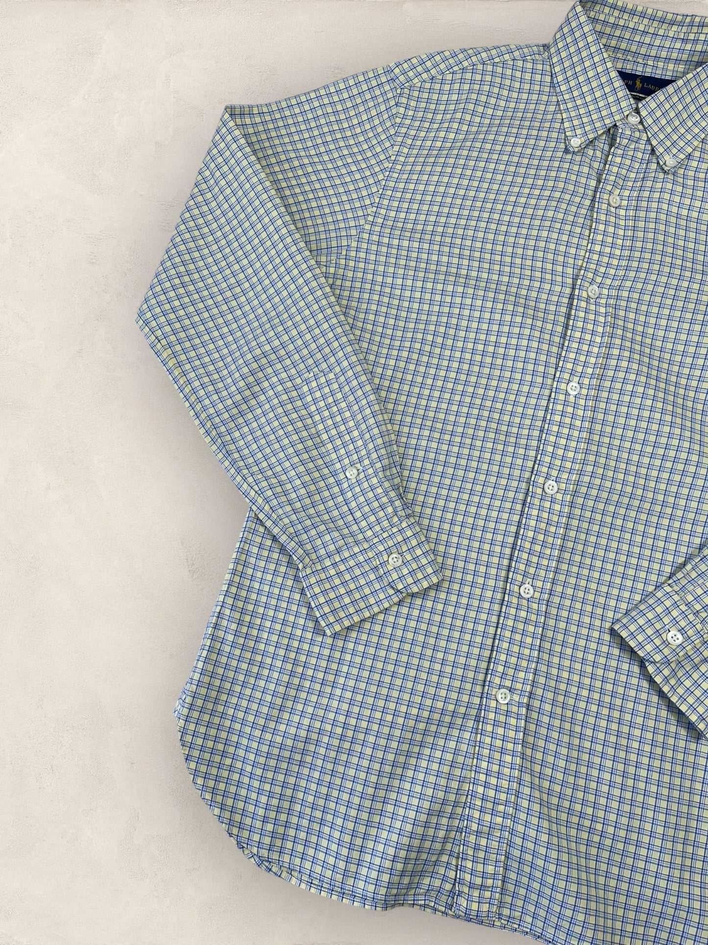 Chemise Ralph Lauren Bleu M Homme Ref : 1922 - Bleu - M - amifrip - Friperie en ligne et vêtements vintage