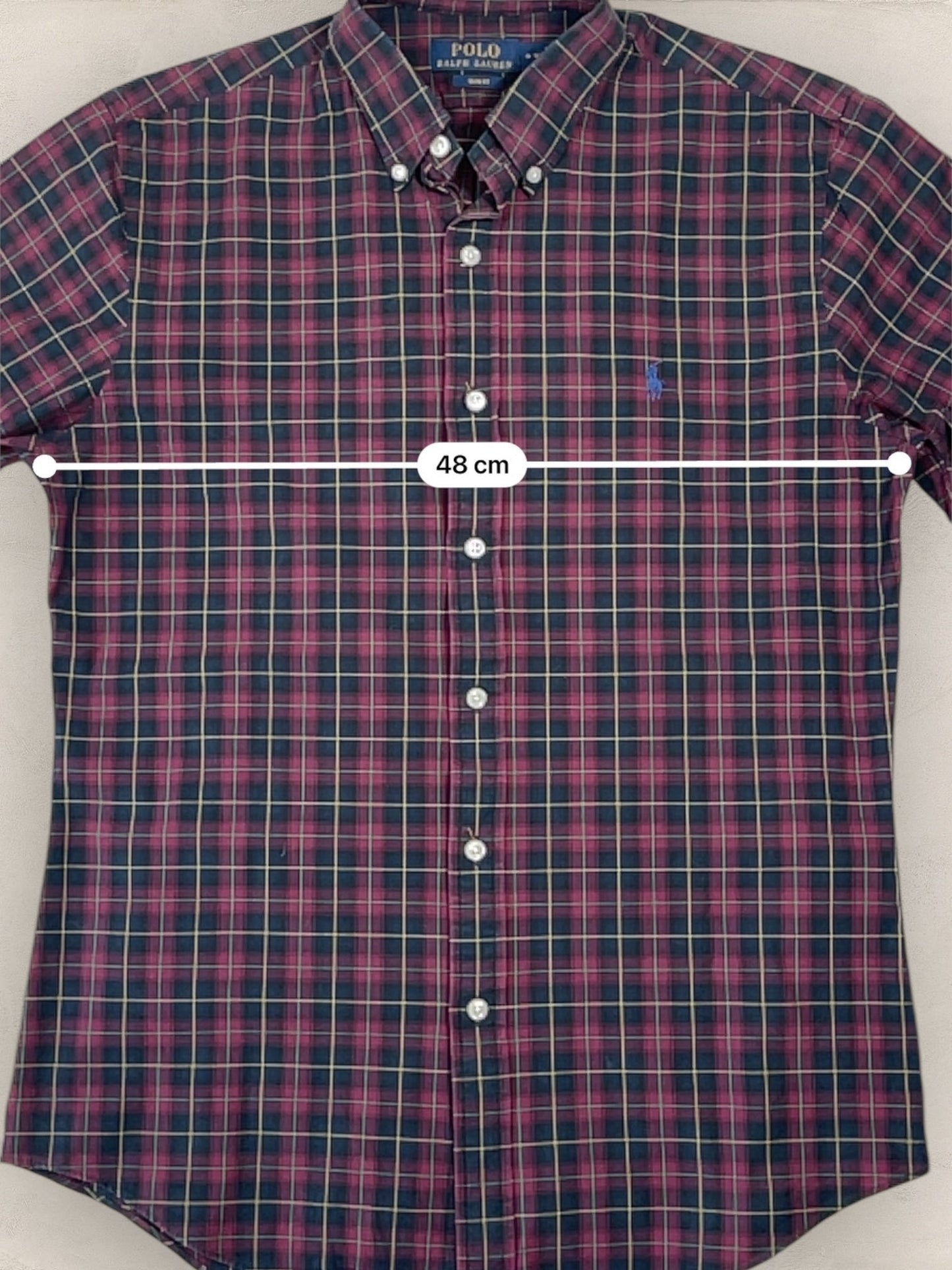 Chemise Ralph Lauren Bordeaux M Homme Ref : 1003 - Bordeaux - M - amifrip - Friperie en ligne et vêtements vintage