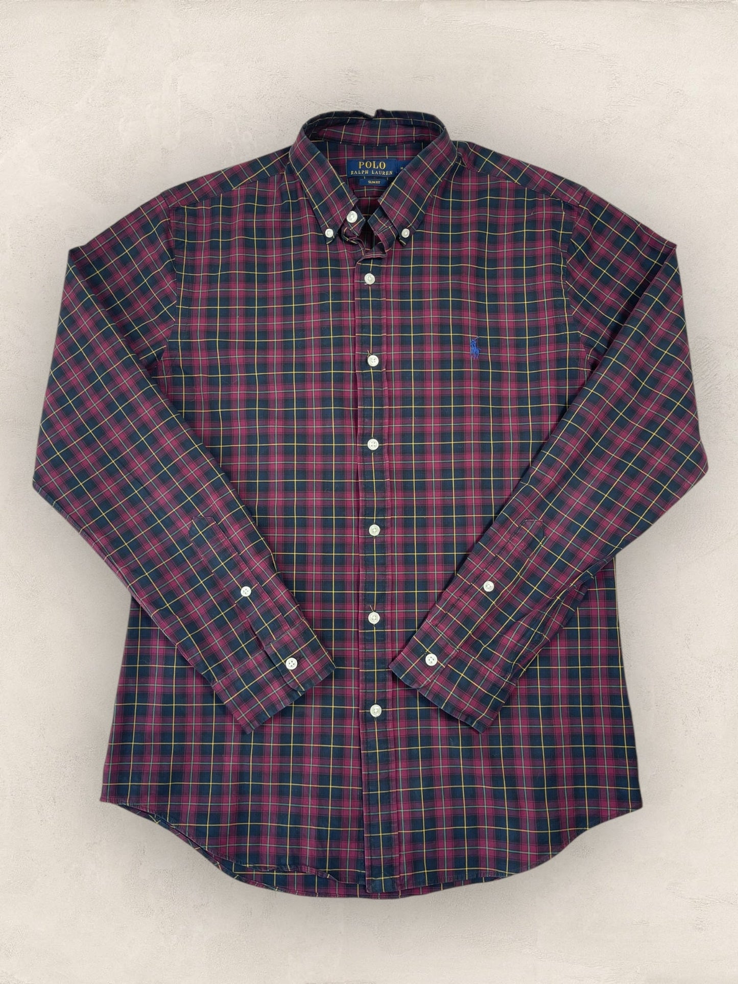 Chemise Ralph Lauren Bordeaux M Homme Ref : 1003 - Bordeaux - M - amifrip - Friperie en ligne et vêtements vintage