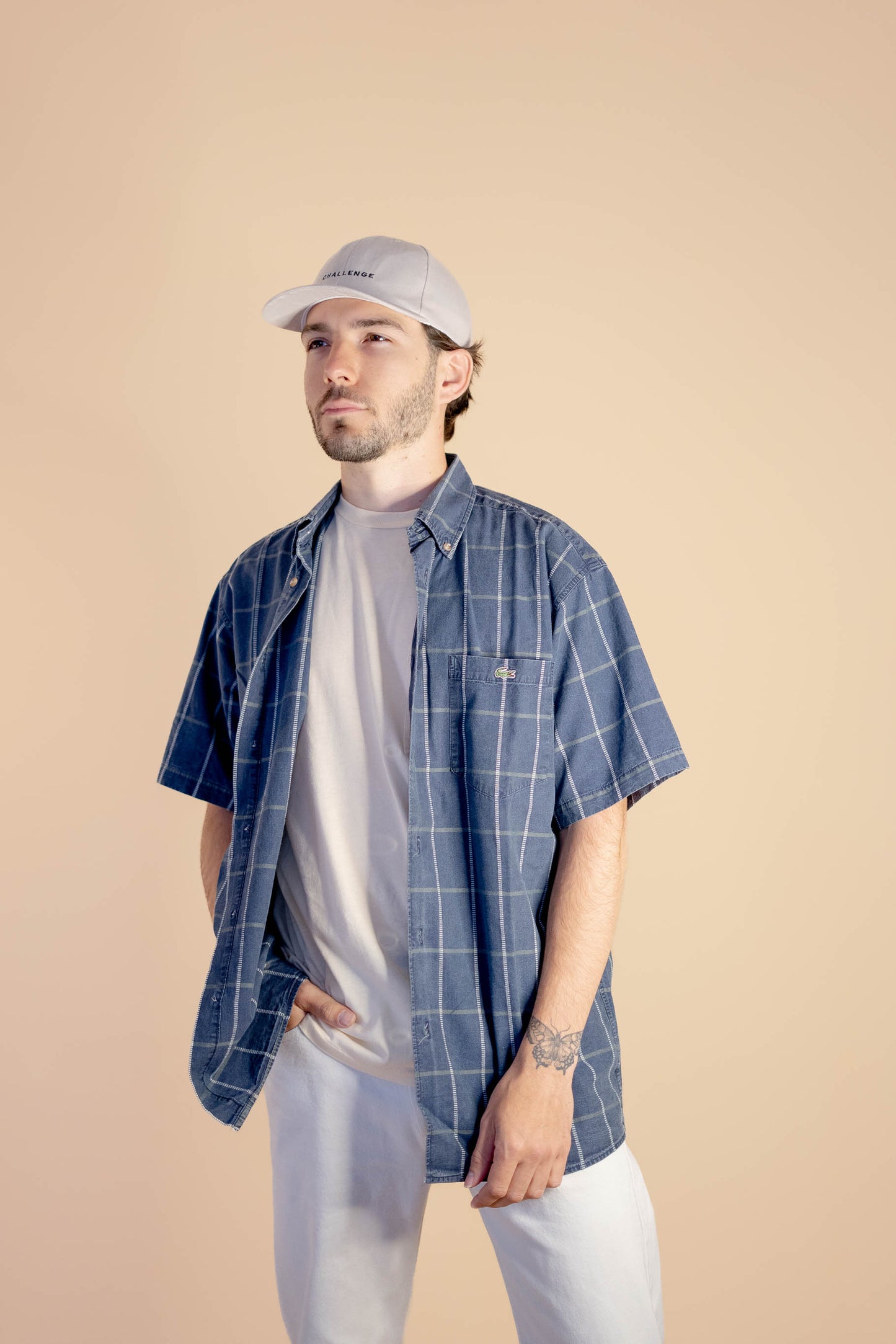 Chemise Lacoste à Carreaux Manches Courtes Homme #870