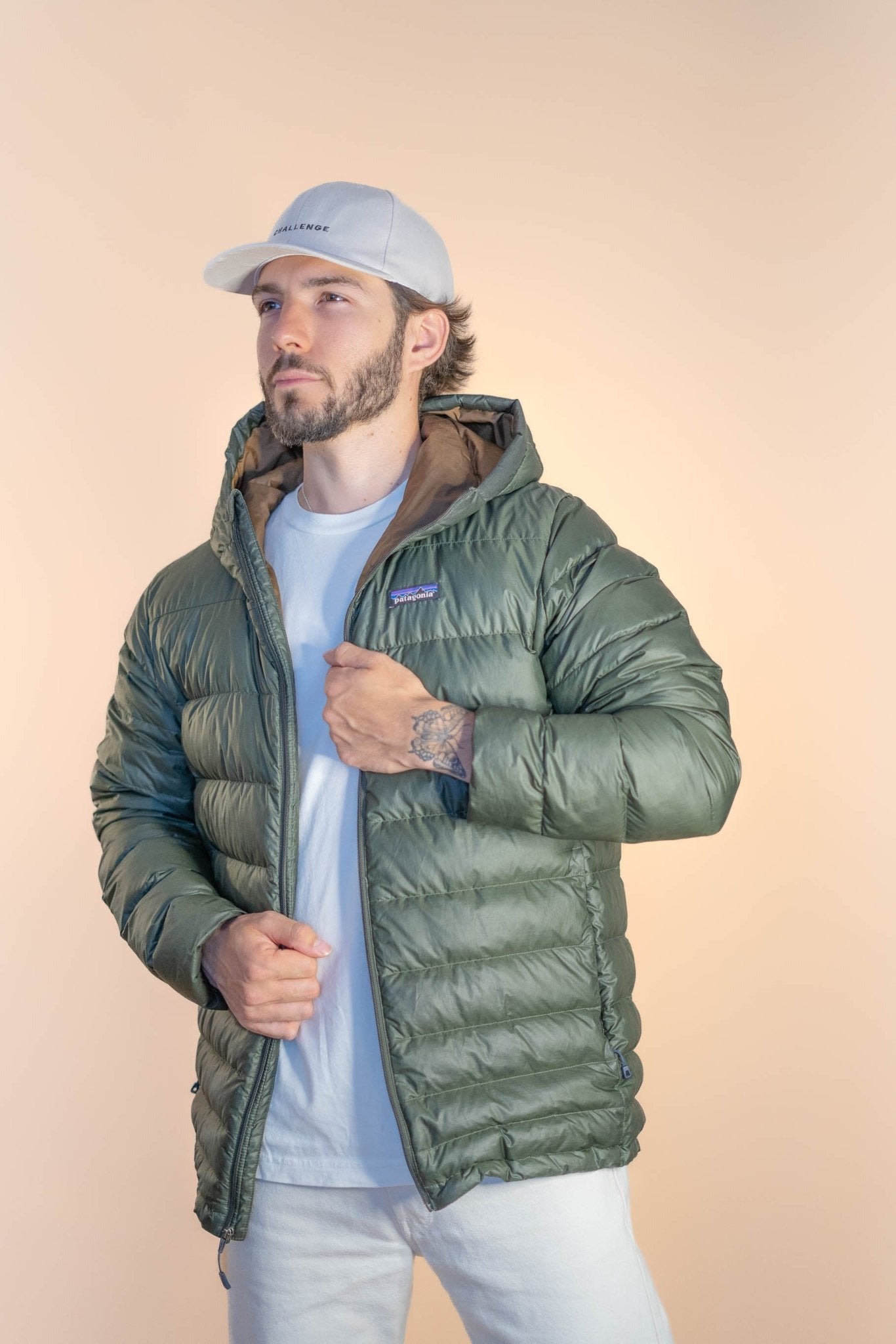 Doudoune Patagonia Kaki Homme 550 - KAKI - M - amifrip - Friperie en ligne et vêtements vintage