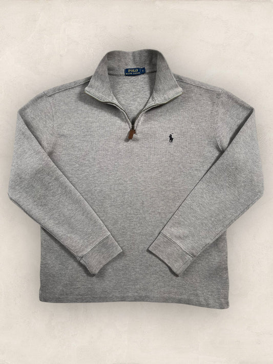 Half - zip Ralph Lauren Ref: 2611 - GRIS - M - amifrip - Friperie en ligne et vêtements vintage