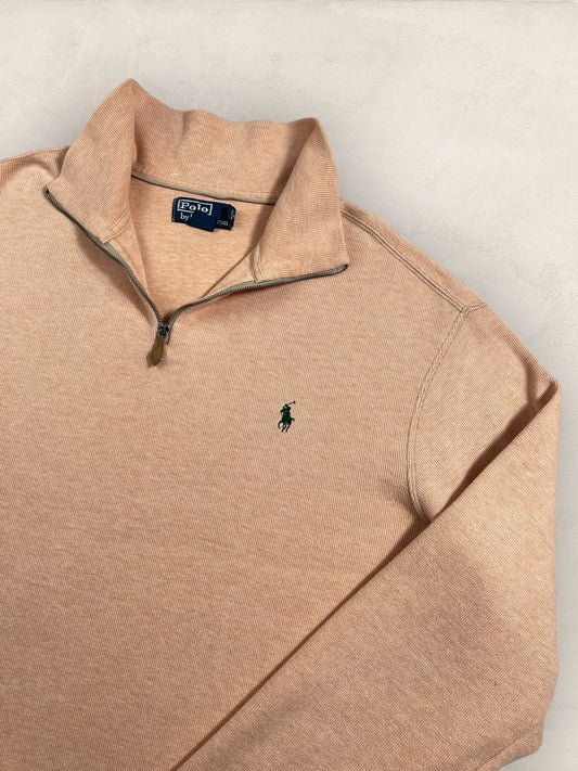 Half - zip Ralph Lauren Ref: 2616 - SAUMON - XL - amifrip - Friperie en ligne et vêtements vintage