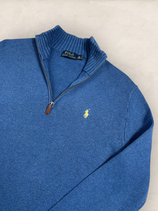 Half - zip Ralph Lauren Ref: 2620 - BLEU - XS - amifrip - Friperie en ligne et vêtements vintage