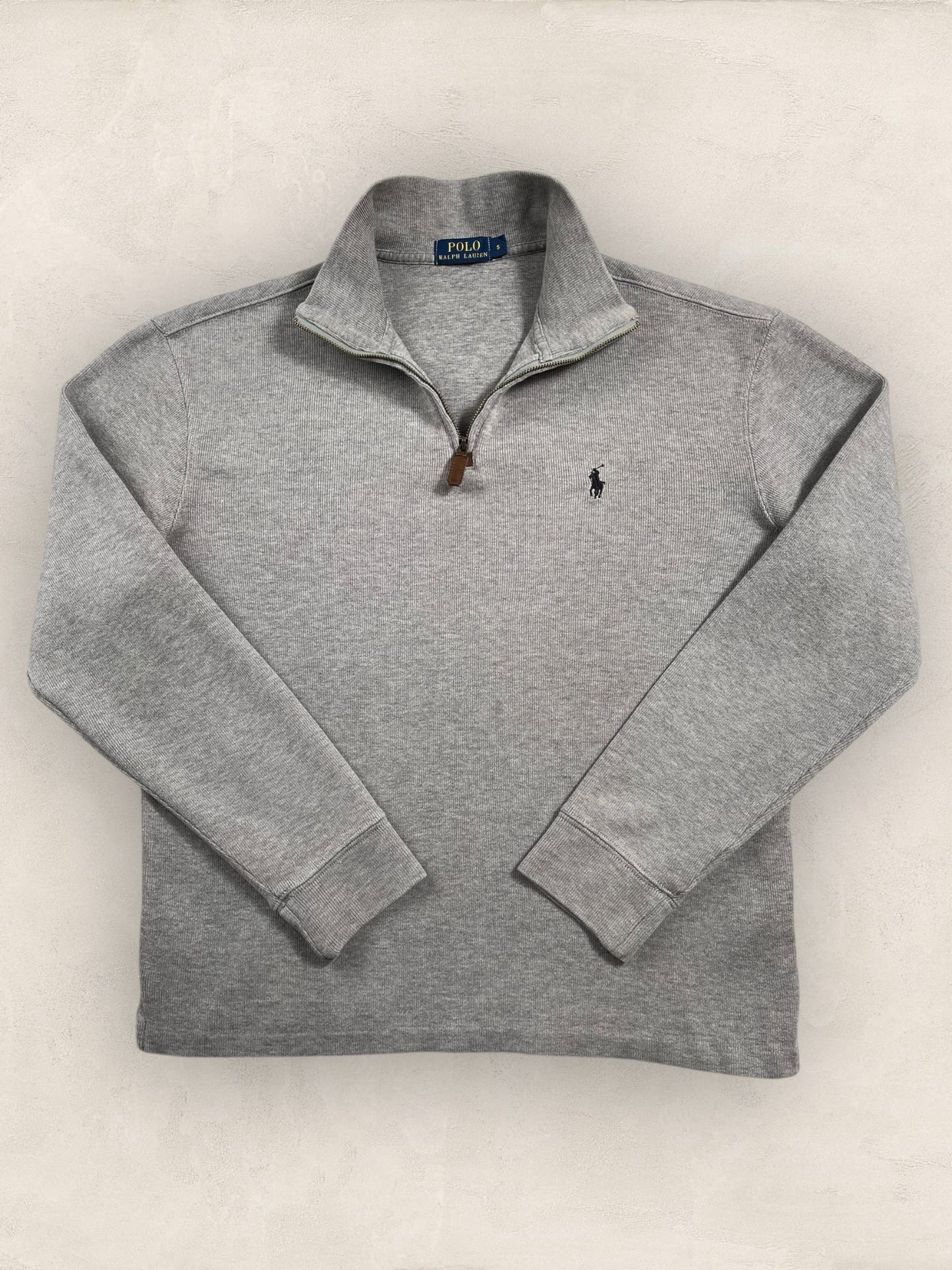 Half - zip Ralph Lauren Ref: 2640 - GRIS - S - amifrip - Friperie en ligne et vêtements vintage