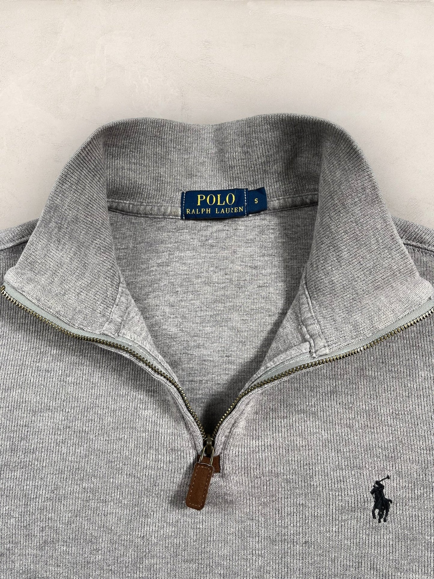Half - zip Ralph Lauren Ref: 2640 - GRIS - S - amifrip - Friperie en ligne et vêtements vintage