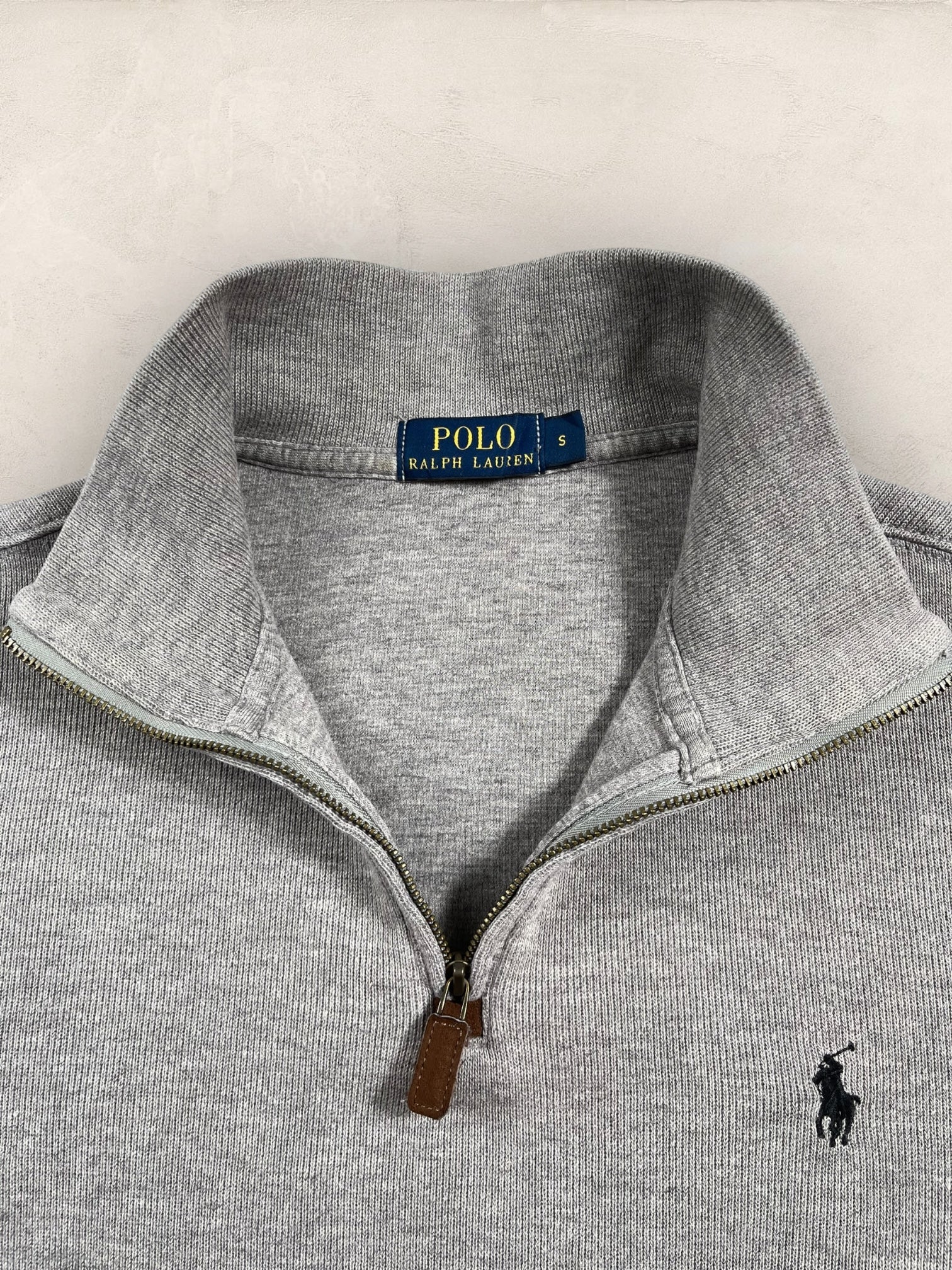 Half - zip Ralph Lauren Ref: 2640 - GRIS - S - amifrip - Friperie en ligne et vêtements vintage