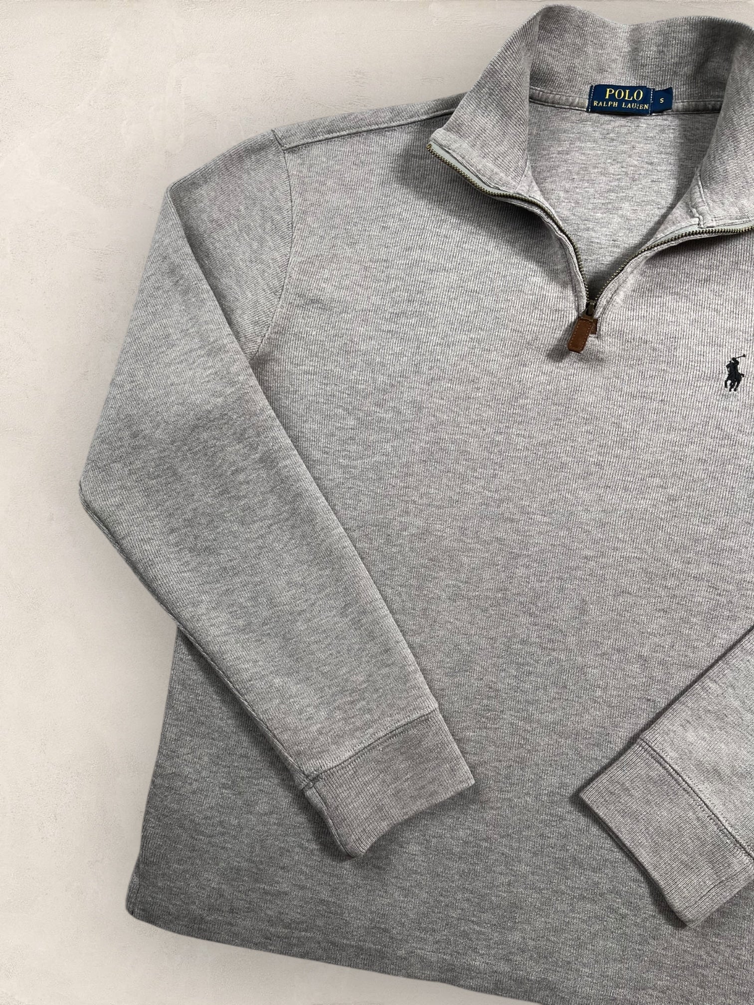 Half - zip Ralph Lauren Ref: 2640 - GRIS - S - amifrip - Friperie en ligne et vêtements vintage