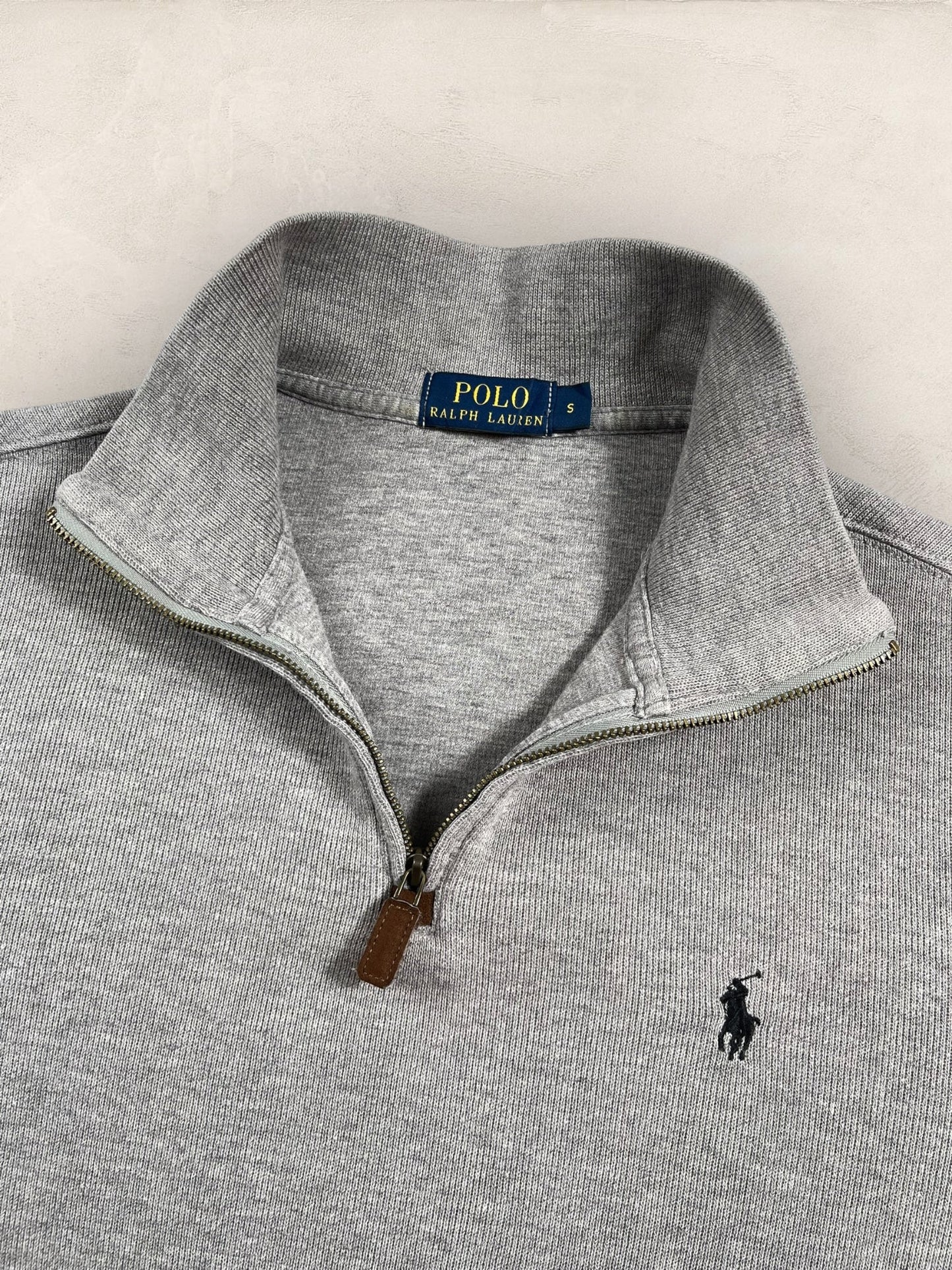 Half - zip Ralph Lauren Ref: 2640 - GRIS - S - amifrip - Friperie en ligne et vêtements vintage