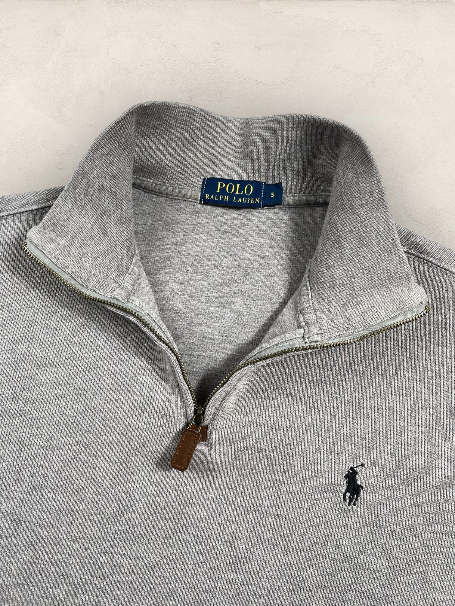 Half - zip Ralph Lauren Ref: 2640 - GRIS - S - amifrip - Friperie en ligne et vêtements vintage
