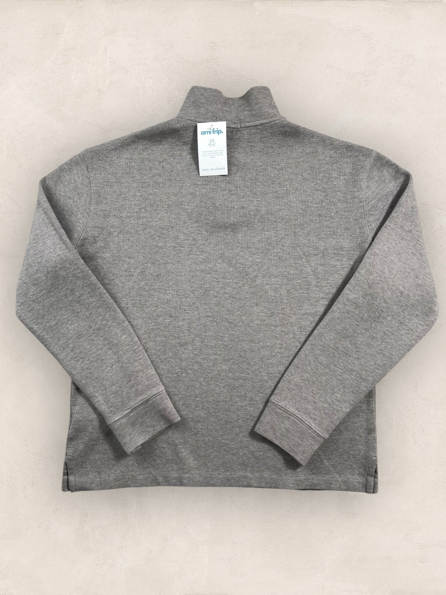 Half - zip Ralph Lauren Ref: 2640 - GRIS - S - amifrip - Friperie en ligne et vêtements vintage