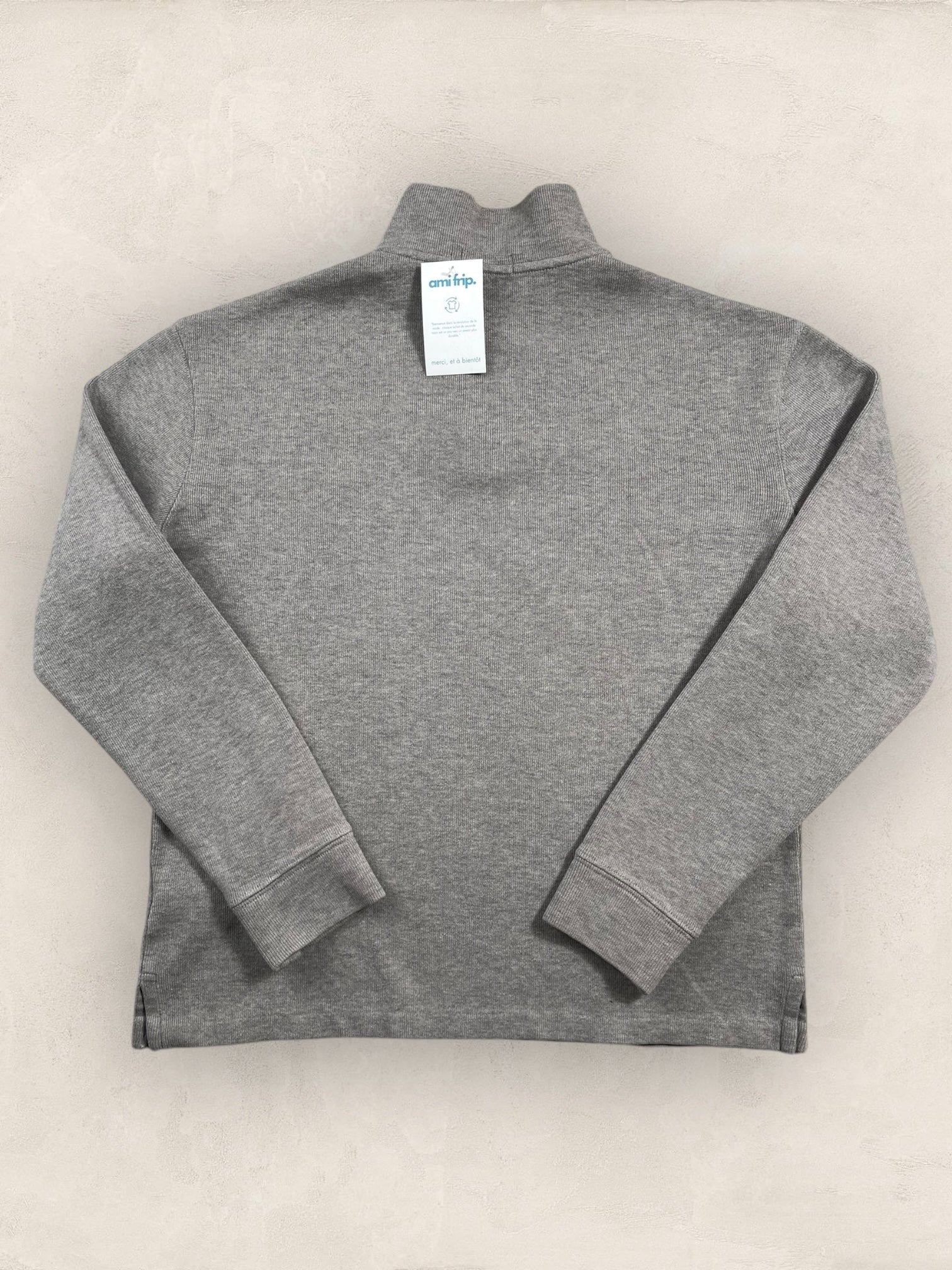 Half - zip Ralph Lauren Ref: 2640 - GRIS - S - amifrip - Friperie en ligne et vêtements vintage
