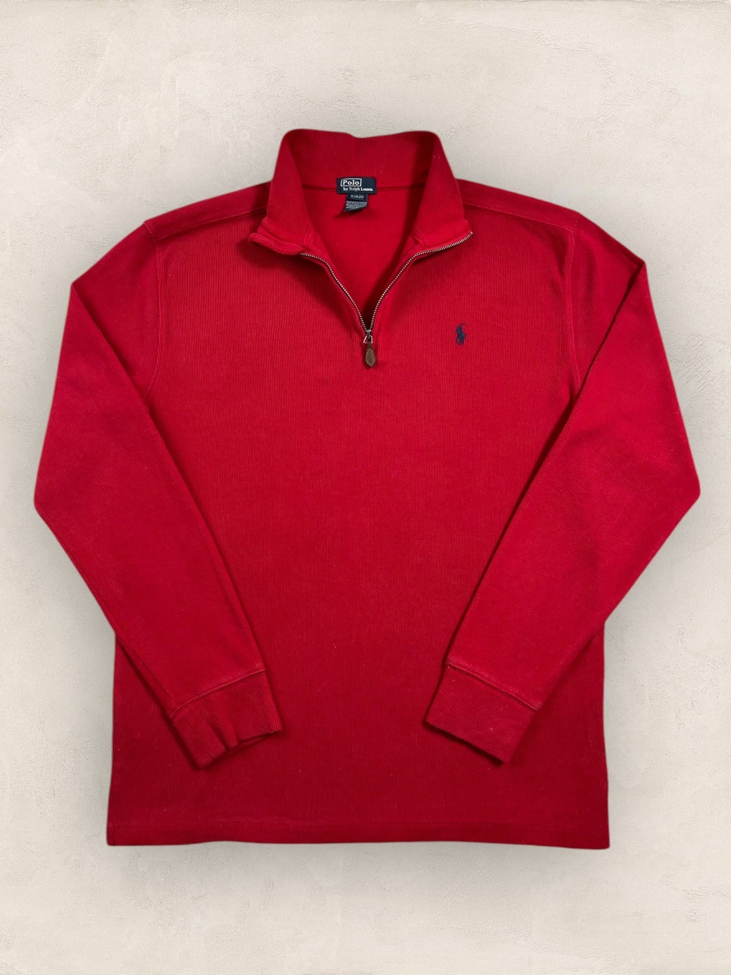 Half - zip Ralph Lauren Ref: 2641 - ROUGE - M - amifrip - Friperie en ligne et vêtements vintage
