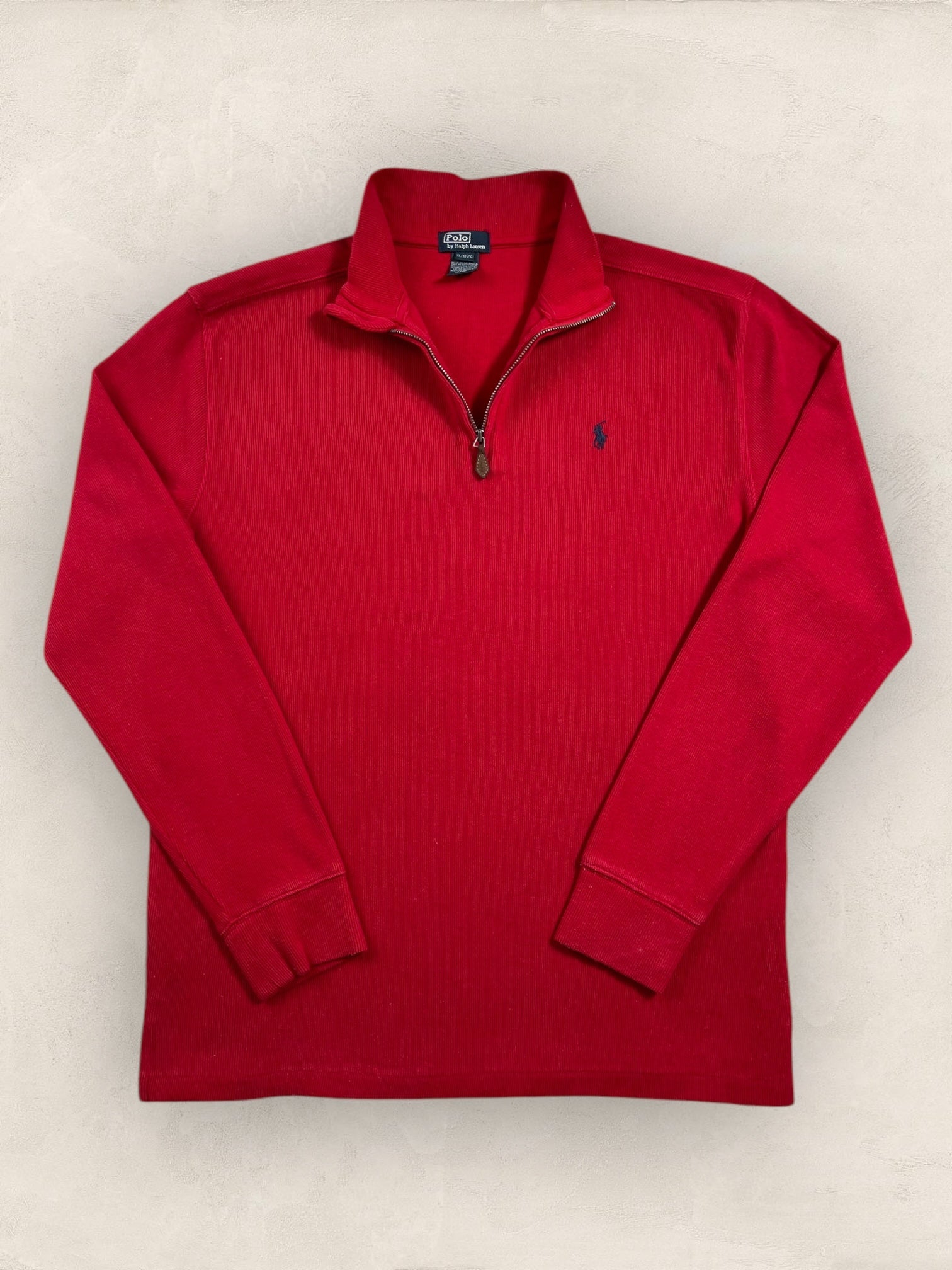 Half - zip Ralph Lauren Ref: 2641 - ROUGE - M - amifrip - Friperie en ligne et vêtements vintage