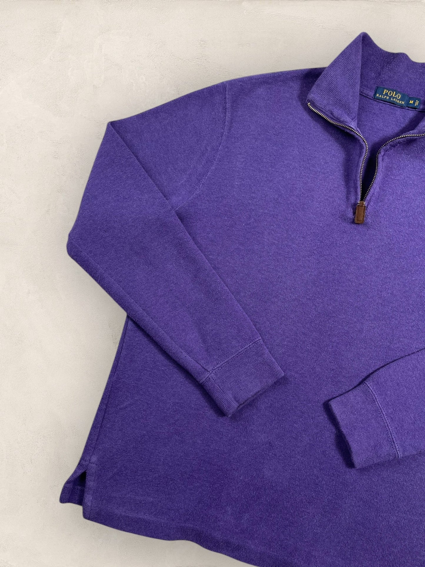 Half - zip Ralph Lauren Ref: 2642 - VIOLET - M - amifrip - Friperie en ligne et vêtements vintage