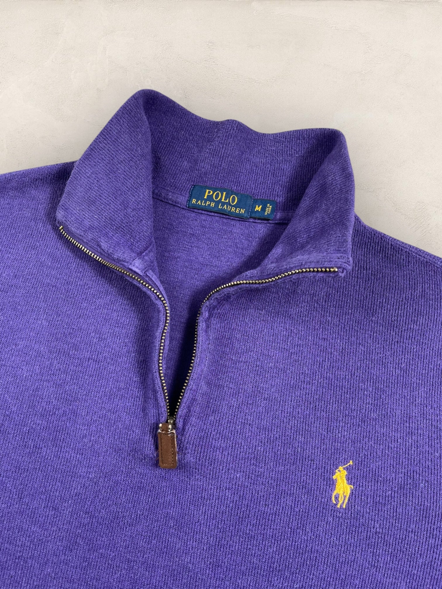 Half - zip Ralph Lauren Ref: 2642 - VIOLET - M - amifrip - Friperie en ligne et vêtements vintage
