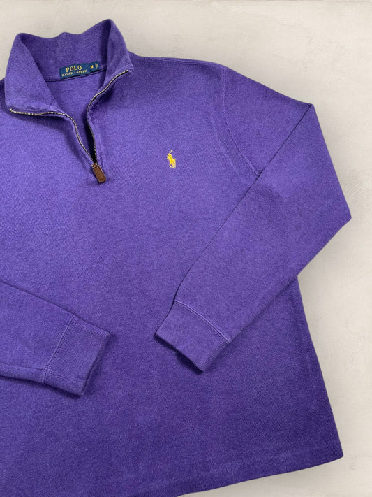 Half - zip Ralph Lauren Ref: 2642 - VIOLET - M - amifrip - Friperie en ligne et vêtements vintage