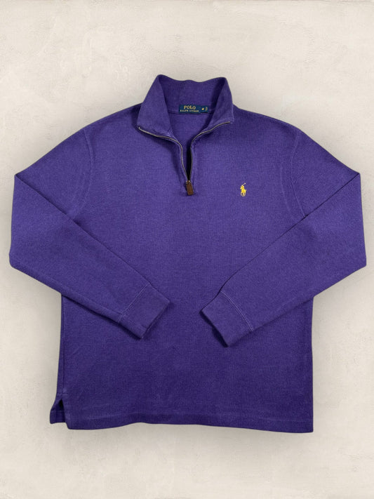 Half - zip Ralph Lauren Ref: 2642 - VIOLET - M - amifrip - Friperie en ligne et vêtements vintage