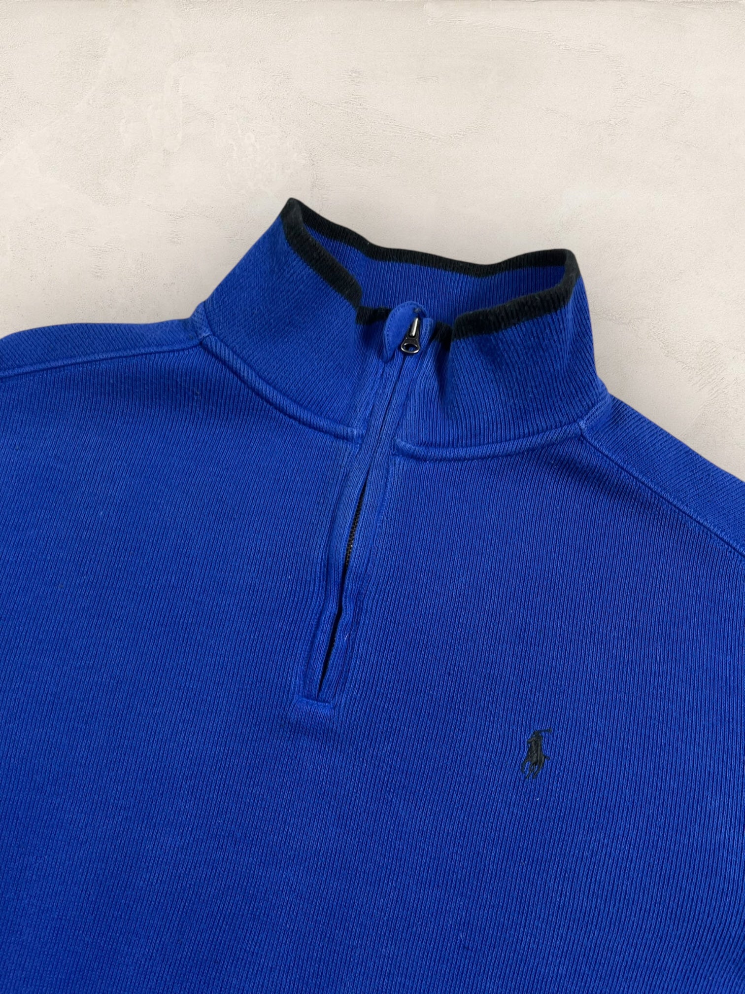 Half - zip Ralph Lauren Ref: 2644 - BLEU - S - amifrip - Friperie en ligne et vêtements vintage