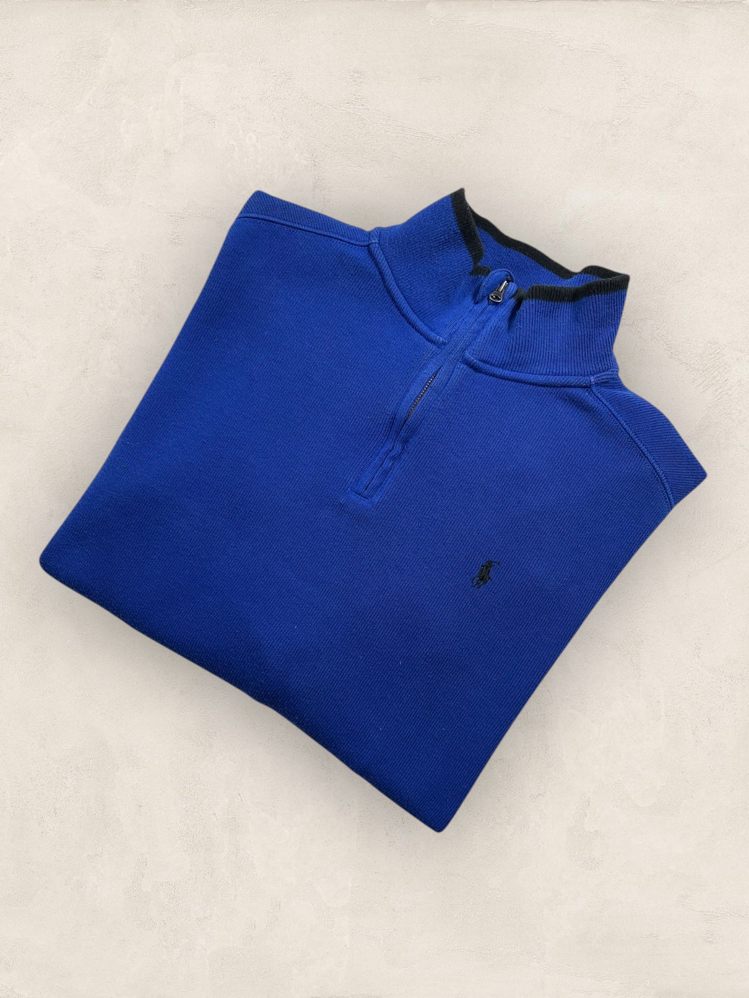 Half - zip Ralph Lauren Ref: 2644 - BLEU - S - amifrip - Friperie en ligne et vêtements vintage
