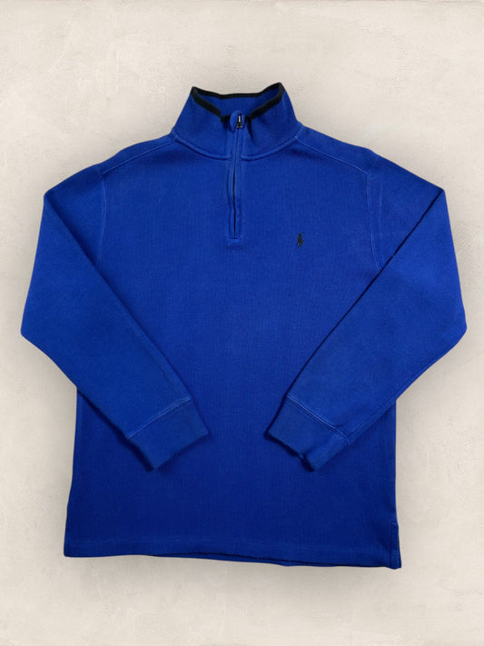 Half - zip Ralph Lauren Ref: 2644 - BLEU - S - amifrip - Friperie en ligne et vêtements vintage