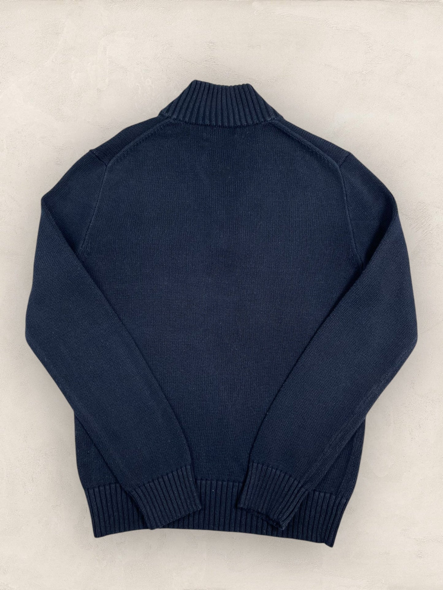 Half - zip Ralph Lauren Ref: 2651 - BLEU MARINE - XS - amifrip - Friperie en ligne et vêtements vintage