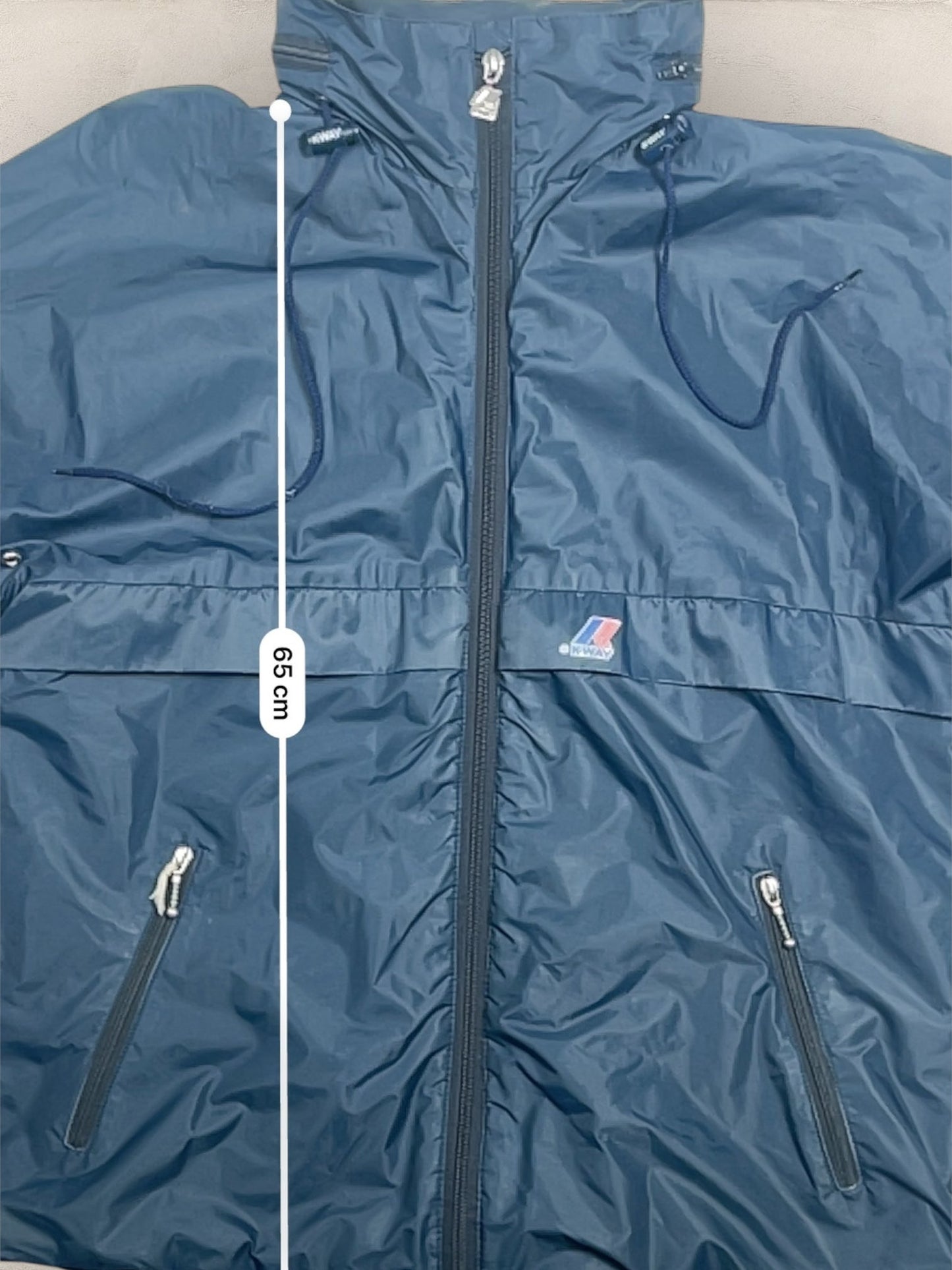Impermeable K - way Vintage Bleu M Homme Ref : 2695 - Bleu - M - amifrip - Friperie en ligne et vêtements vintage