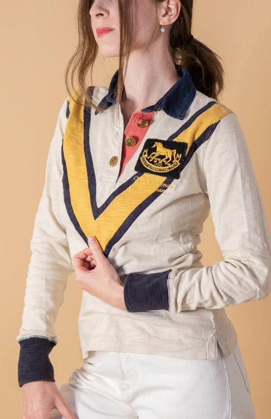 Joules Polo Femme 934 - BLANC - S - amifrip - Friperie en ligne et vêtements vintage