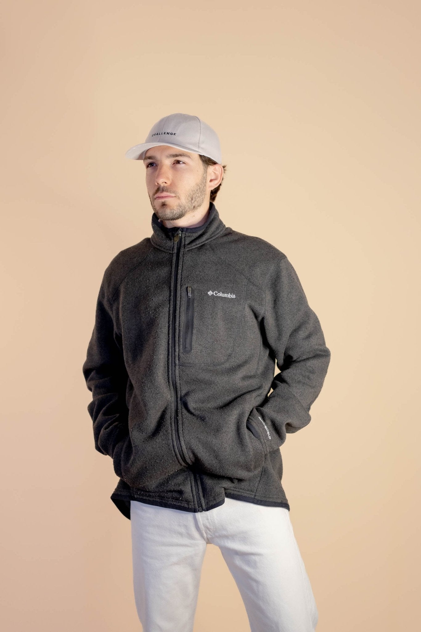 Polaire Columbia Homme 643 - GRIS - XL - amifrip - Friperie en ligne et vêtements vintage