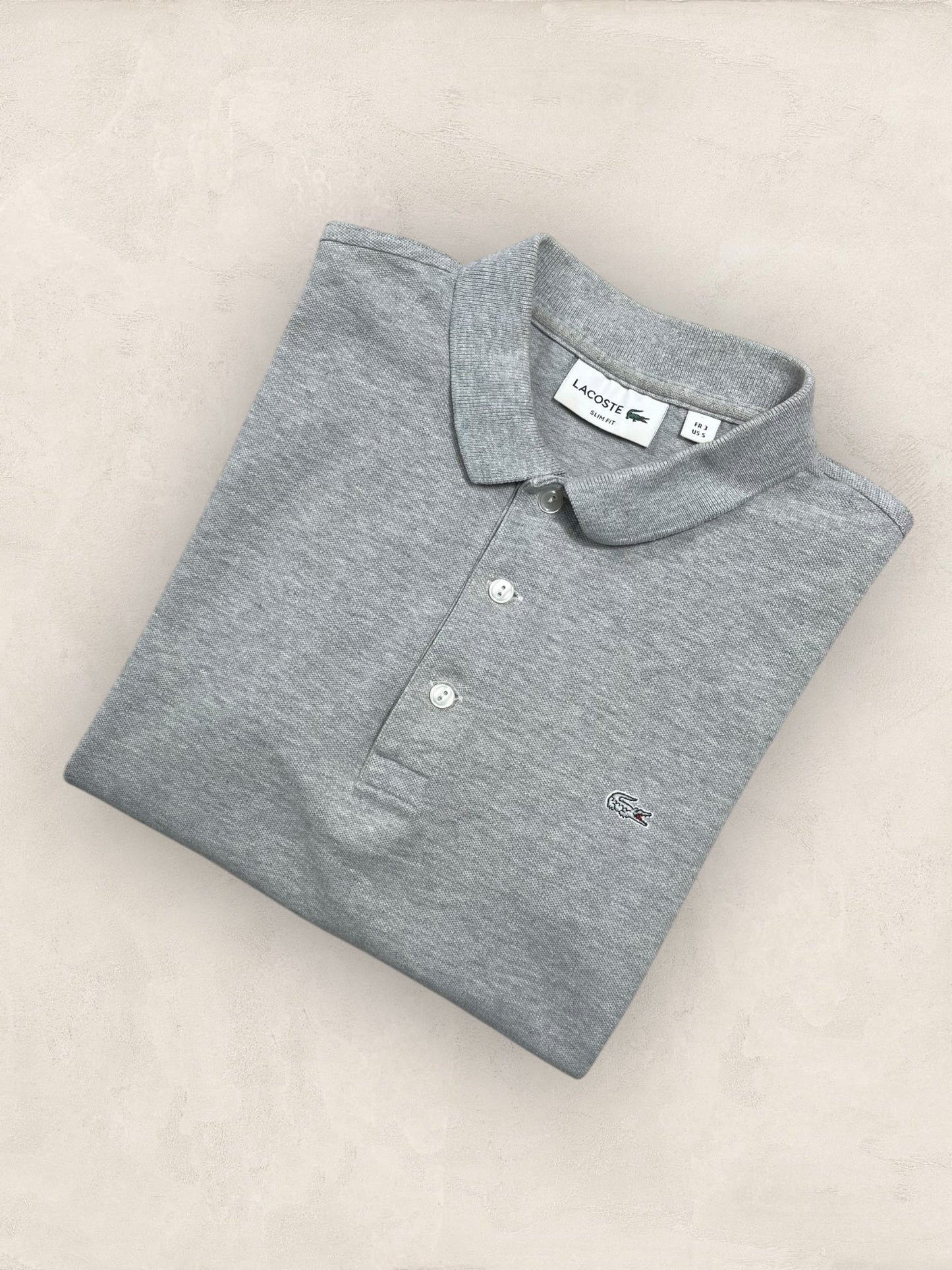 Polo Femme Lacoste Gris S Ref:3005 - Gris - S - amifrip - Friperie en ligne et vêtements vintage