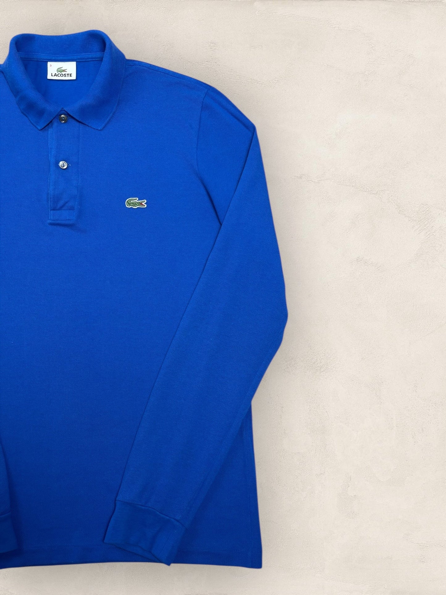 Polo Homme Lacoste Bleu électrique M Ref:3002 - Bleu - M - amifrip - Friperie en ligne et vêtements vintage