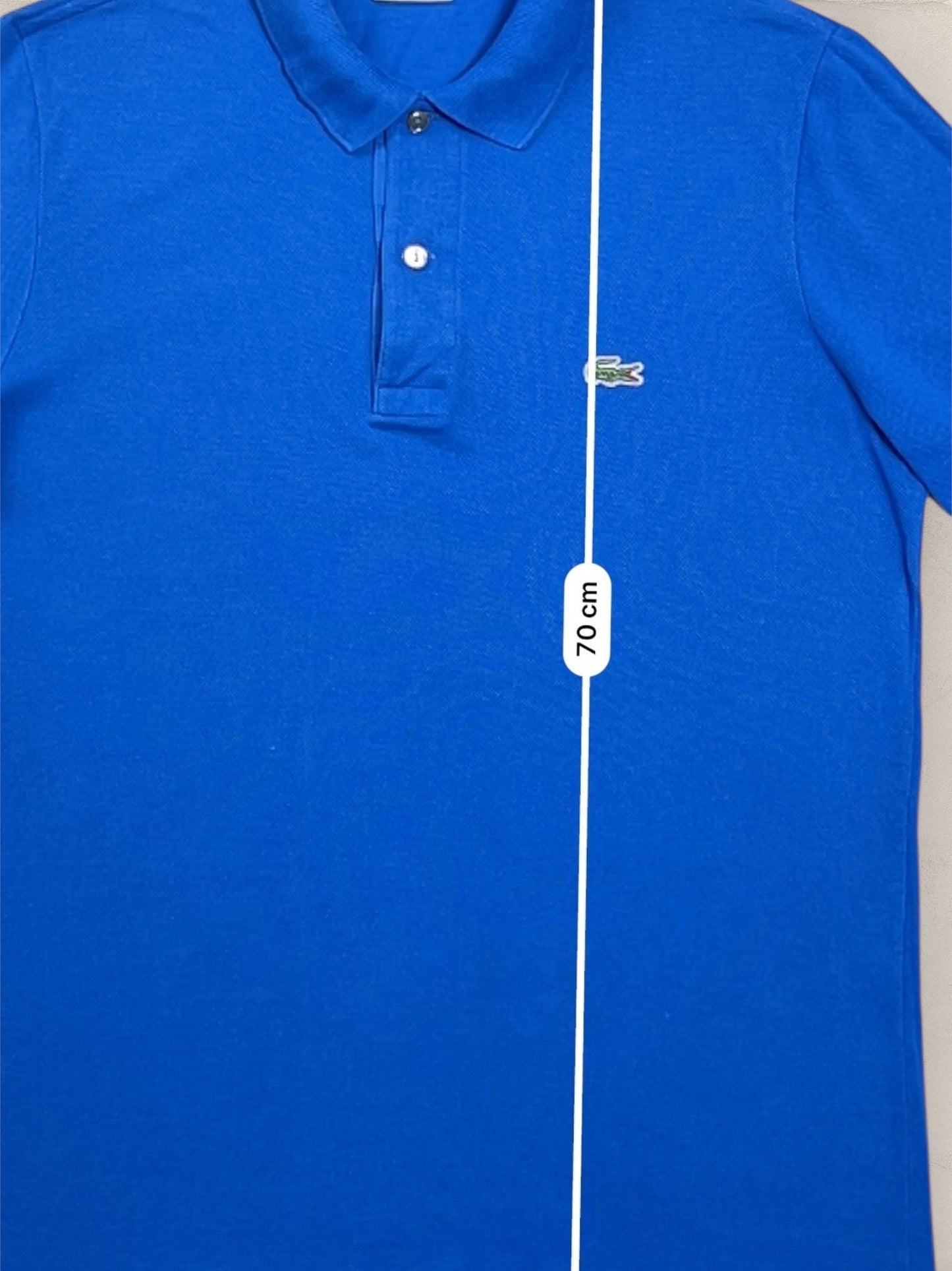 Polo Homme Lacoste Bleu électrique M Ref:3002 - Bleu - M - amifrip - Friperie en ligne et vêtements vintage