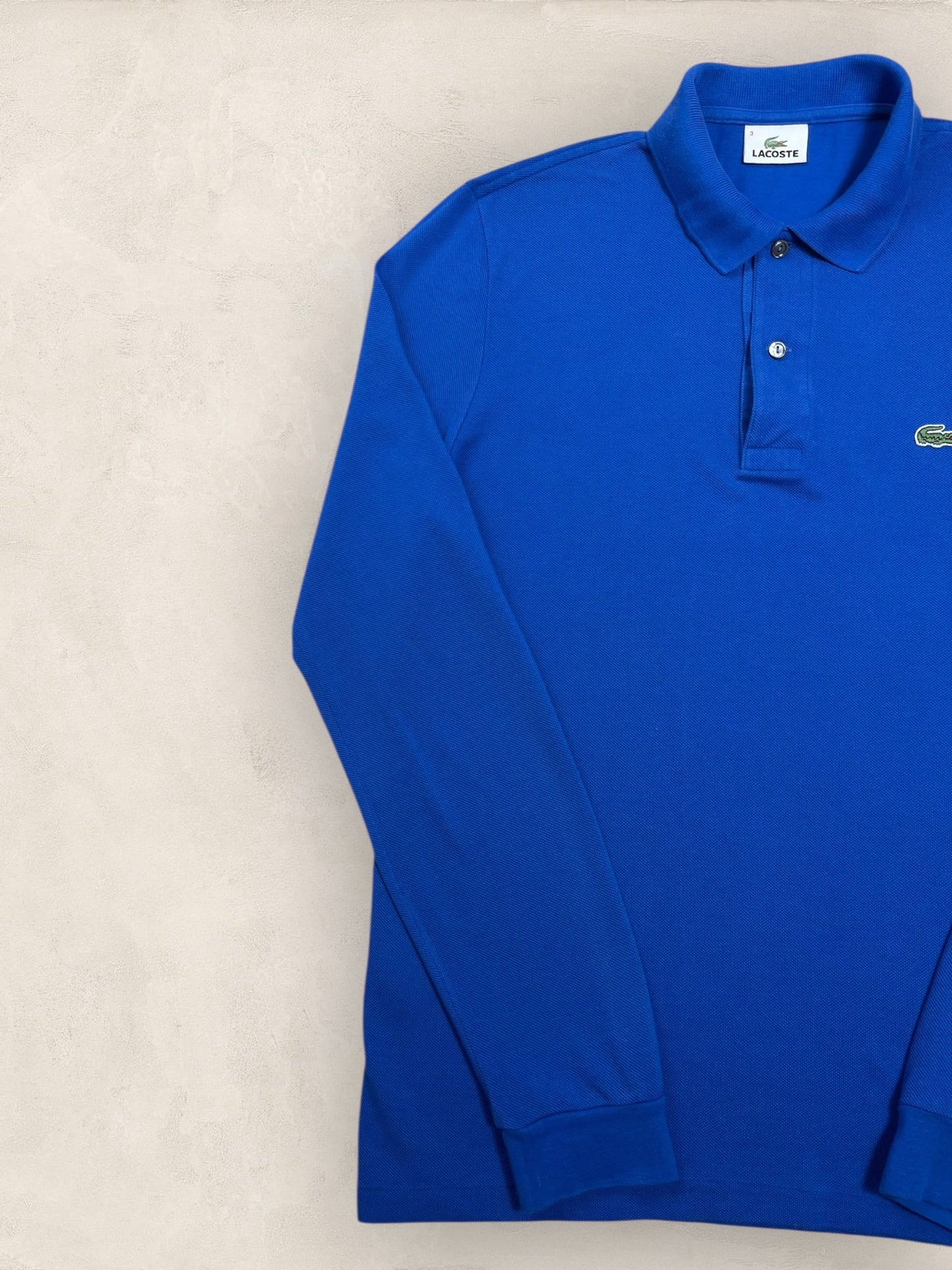 Polo Homme Lacoste Bleu électrique M Ref:3002 - Bleu - M - amifrip - Friperie en ligne et vêtements vintage