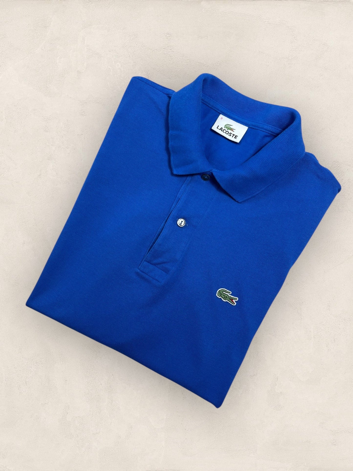 Polo Homme Lacoste Bleu électrique M Ref:3002 - Bleu - M - amifrip - Friperie en ligne et vêtements vintage