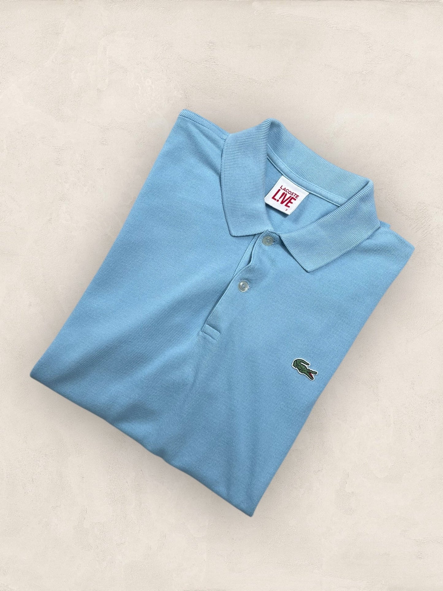 Polo Homme Lacoste Bleu M Ref:3004 - Bleu - M - amifrip - Friperie en ligne et vêtements vintage
