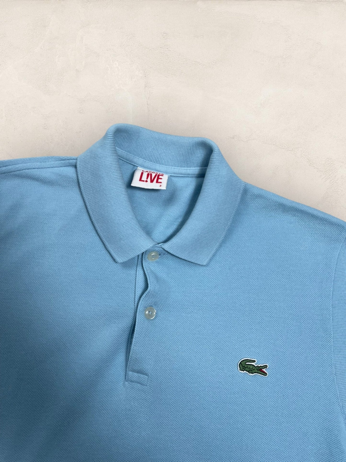 Polo Homme Lacoste Bleu M Ref:3004 - Bleu - M - amifrip - Friperie en ligne et vêtements vintage