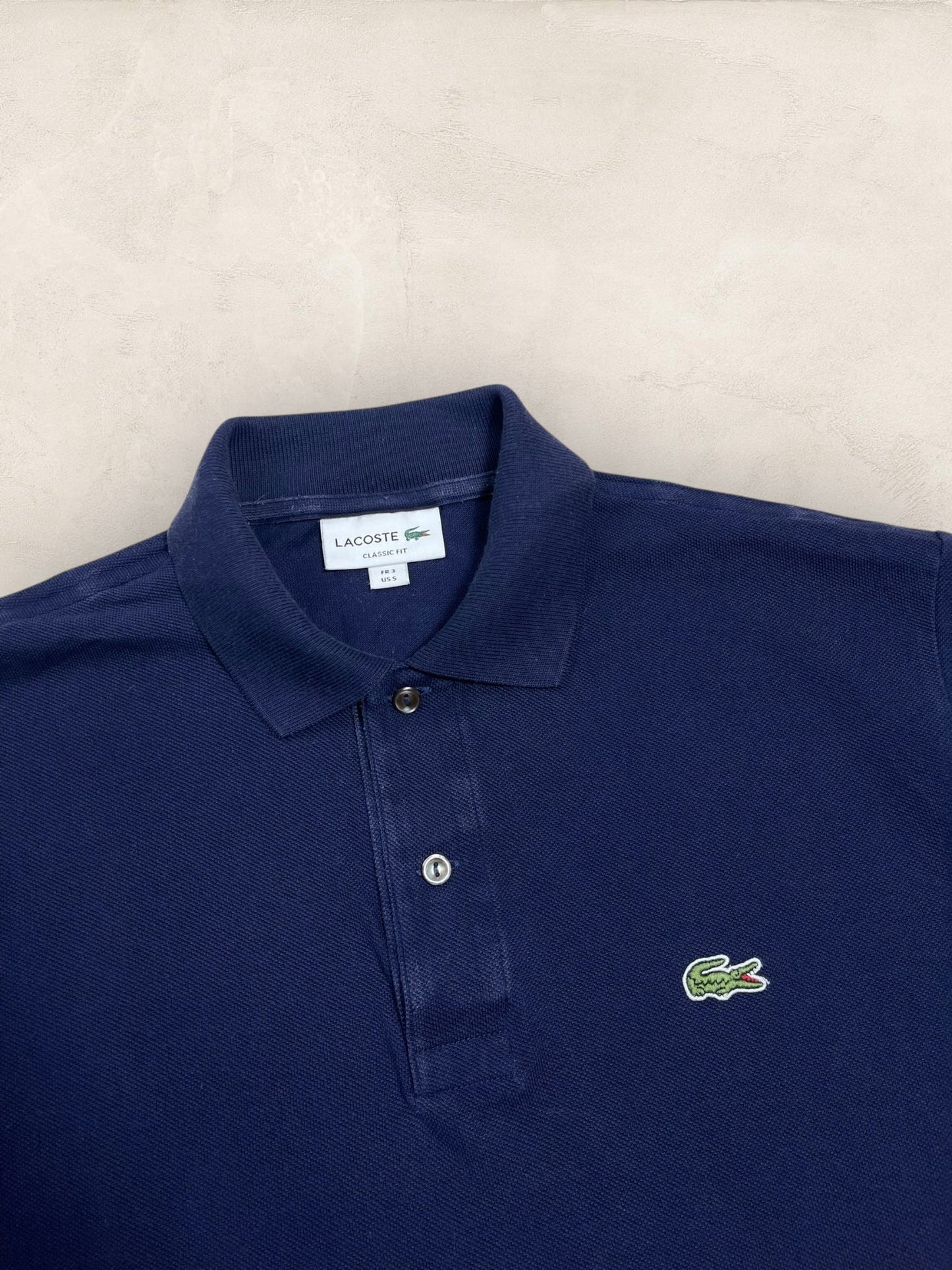 Polo Homme Lacoste Bleu Marine S Ref:3007 - Bleu Marine - S - amifrip - Friperie en ligne et vêtements vintage