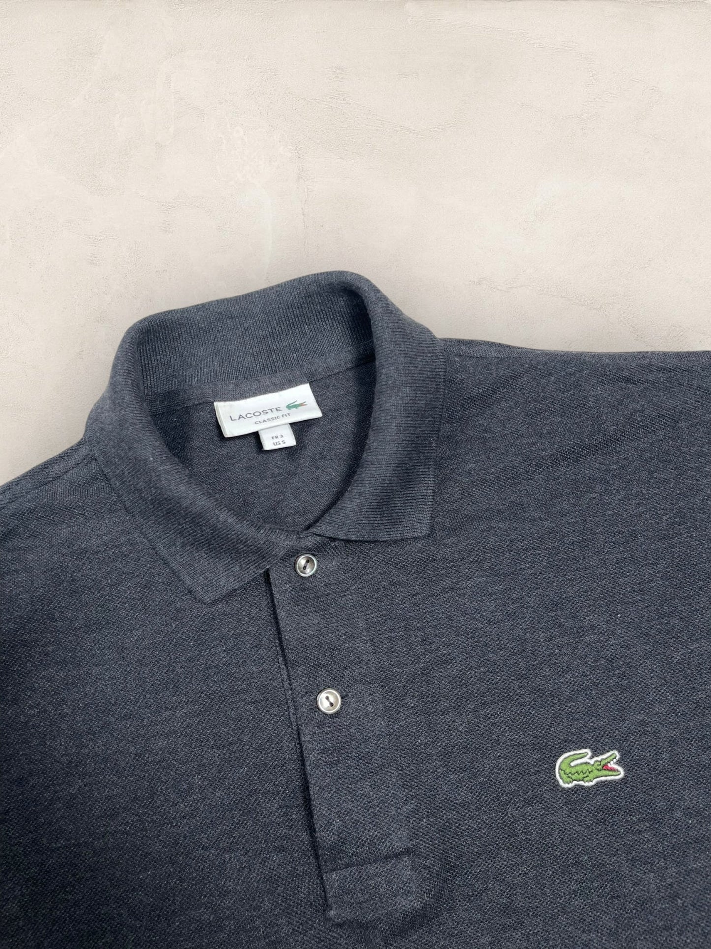 Polo Homme Lacoste Gris S Ref:3006 - Gris - S - amifrip - Friperie en ligne et vêtements vintage