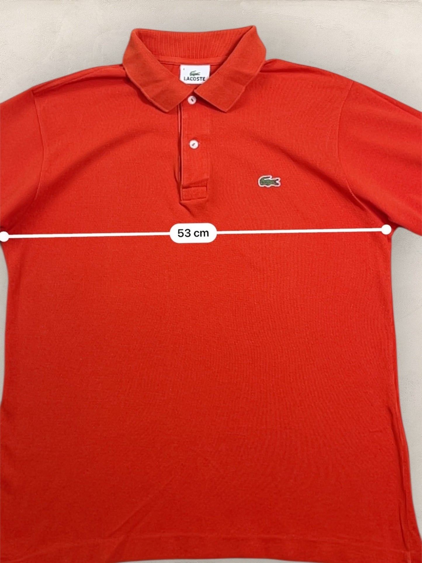 Polo Homme Lacoste Orange L Ref:2997 - Orange - L - amifrip - Friperie en ligne et vêtements vintage