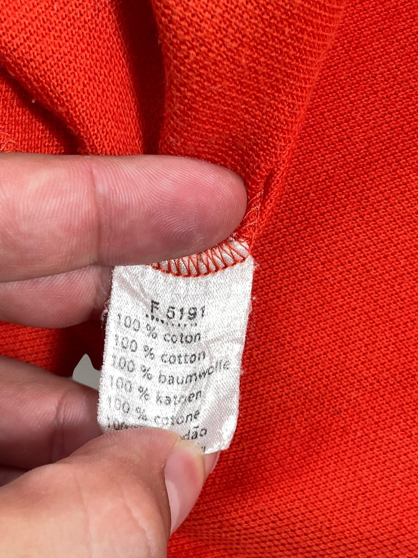 Polo Homme Lacoste Orange L Ref:2997 - Orange - L - amifrip - Friperie en ligne et vêtements vintage