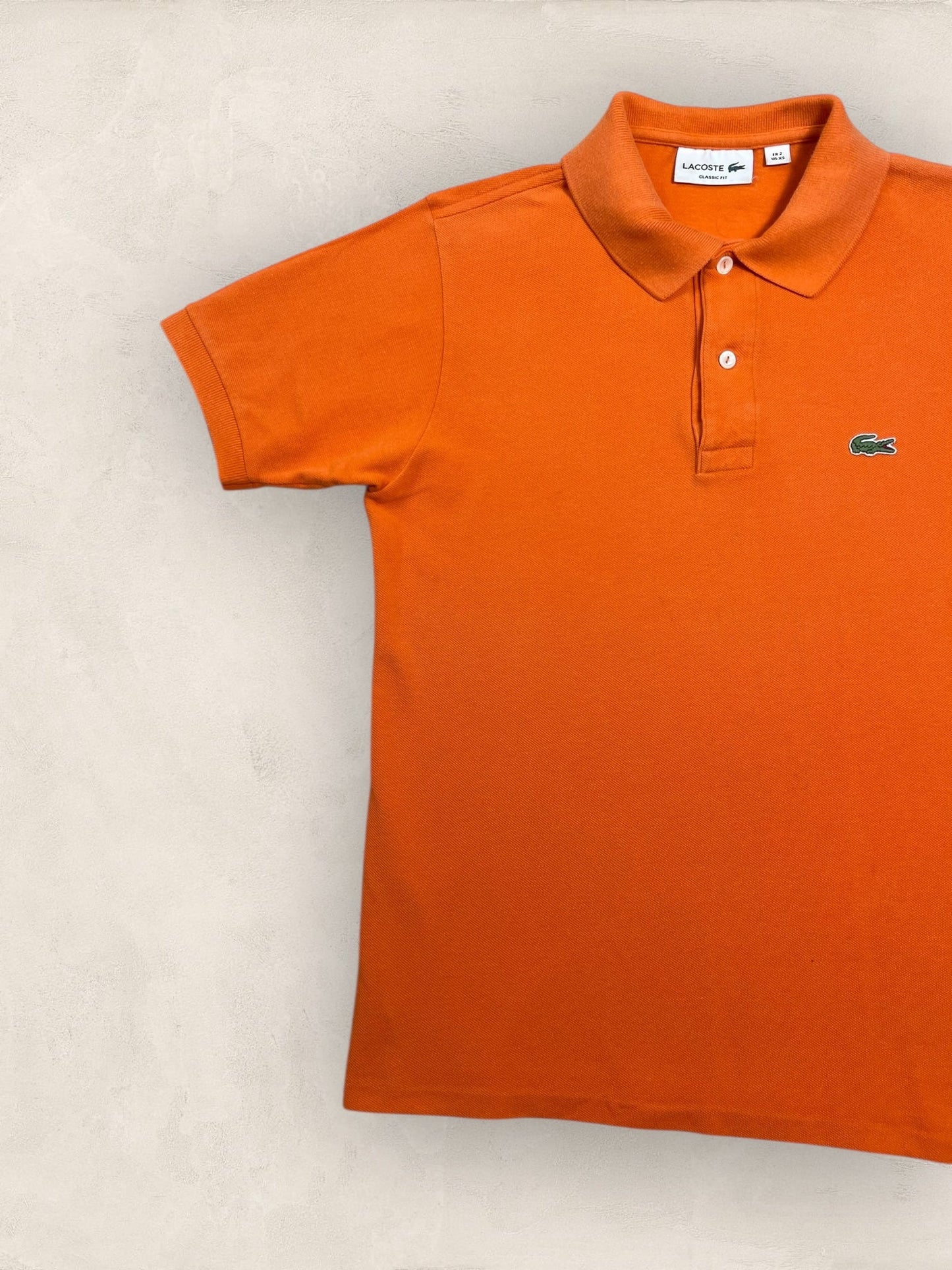 Polo Homme Lacoste Orange XS Ref:3003 - Orange - XS - amifrip - Friperie en ligne et vêtements vintage
