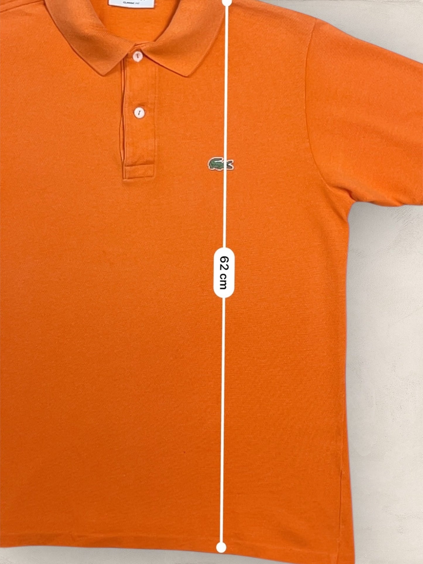 Polo Homme Lacoste Orange XS Ref:3003 - Orange - XS - amifrip - Friperie en ligne et vêtements vintage