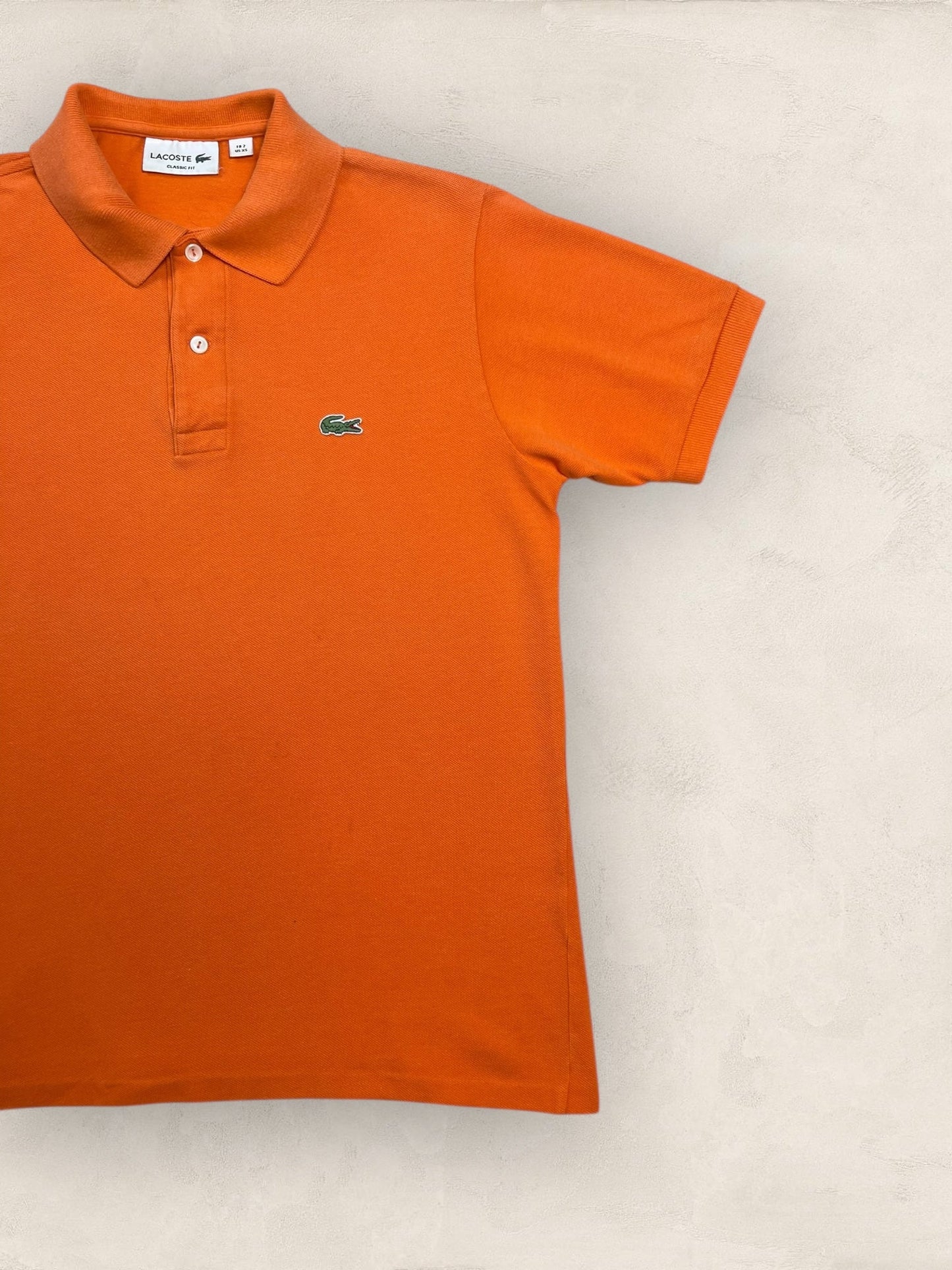 Polo Homme Lacoste Orange XS Ref:3003 - Orange - XS - amifrip - Friperie en ligne et vêtements vintage