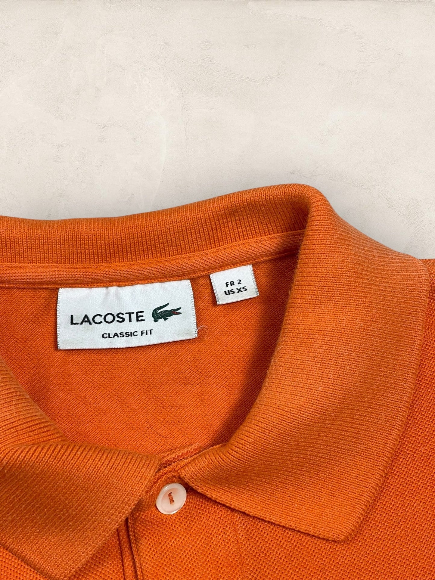 Polo Homme Lacoste Orange XS Ref:3003 - Orange - XS - amifrip - Friperie en ligne et vêtements vintage