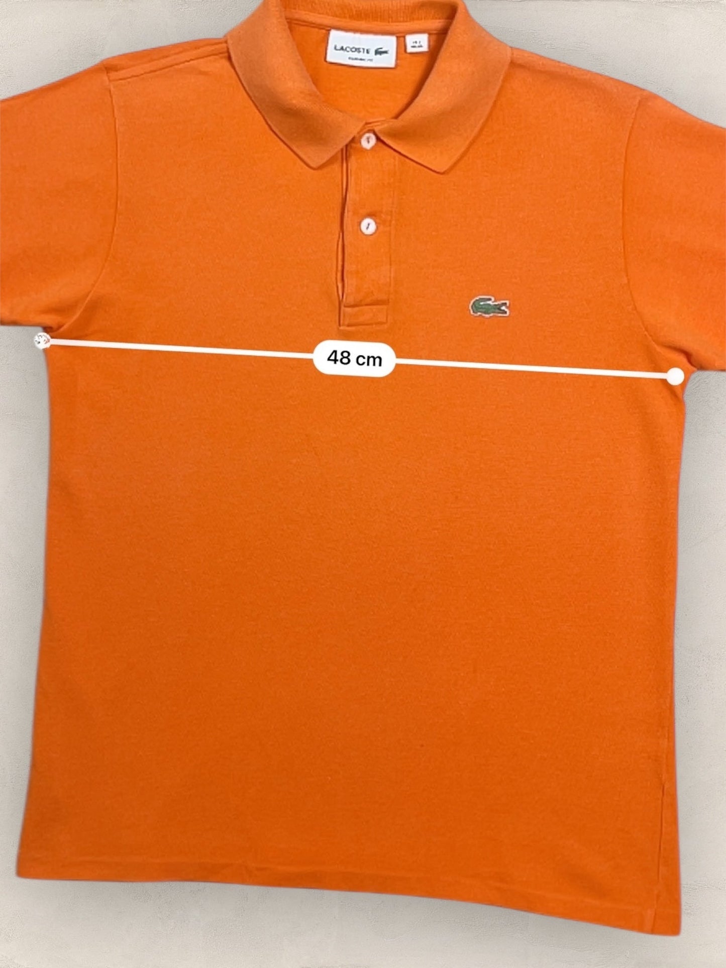 Polo Homme Lacoste Orange XS Ref:3003 - Orange - XS - amifrip - Friperie en ligne et vêtements vintage