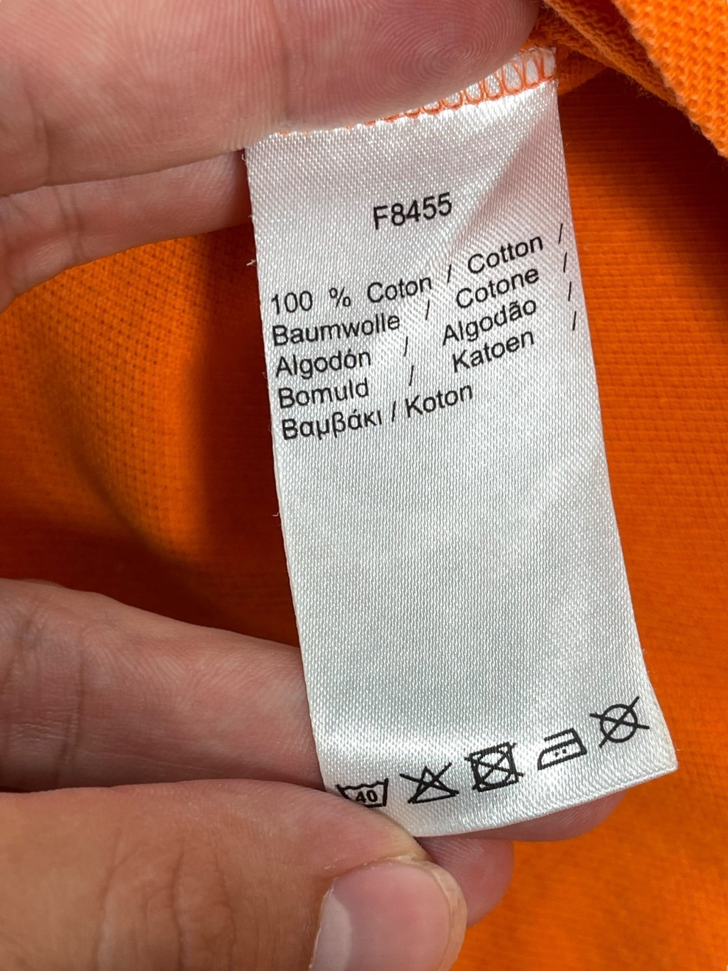 Polo Homme Lacoste Orange XS Ref:3003 - Orange - XS - amifrip - Friperie en ligne et vêtements vintage